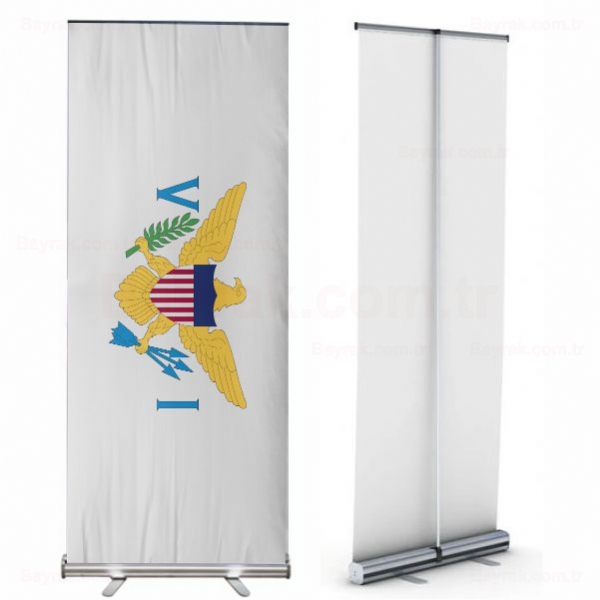 Amerika Birleik Devletleri Virjin Adalar Roll Up Banner