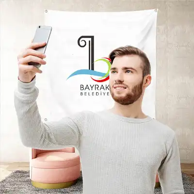 Bayrakl Belediyesi Arka Plan Selfie ekim Manzaralar