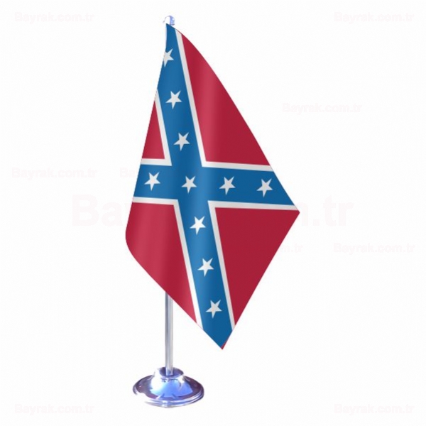 Confederate States Of America Amerika Konfedere Devletleri Tekli Masa Bayrak
