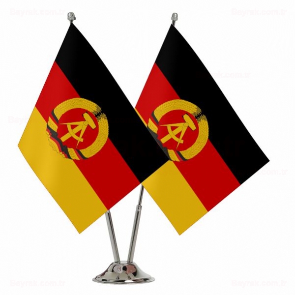 Dou Almanya 2 li Masa Bayraklar