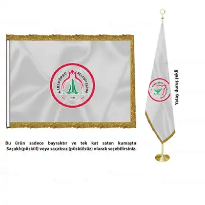 Karakpr Belediyespor Saten Makam Bayrak