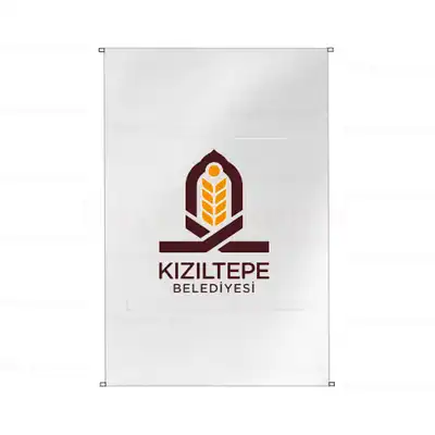 Kzltepe Belediyesi Bina Boyu Bayrak