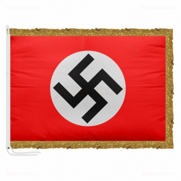 Nazi Almanyas Saten Makam Bayrak