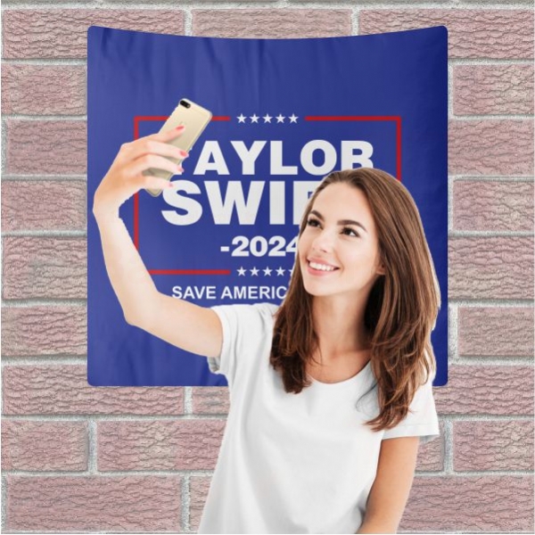 Taylor Swft 2024 Save Amerca Agan Arka Plan Selfie ekim Manzaralar