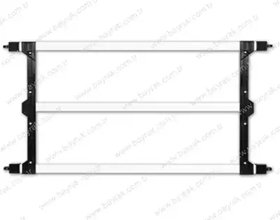 Bariyer Uyarı Levha Tutucu Profili 150x31,5 cm
