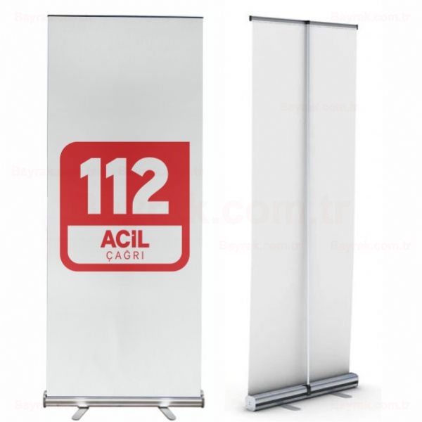 112 Acil ar Merkezi Roll Up Banner