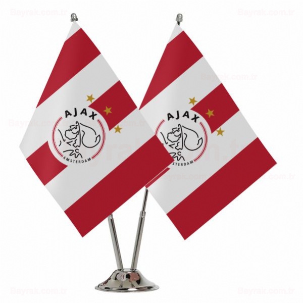 AFC Ajax 2 li Masa Bayraklar