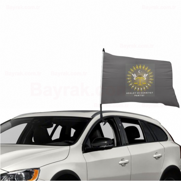 Adalet ve Hürriyet Partisi Özel Araç Konvoy Bayrak