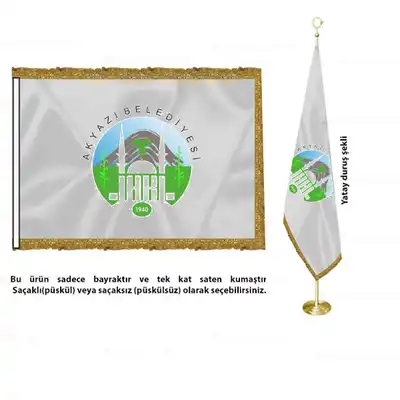 Akyazı Belediyesi Saten Makam Bayrağı
