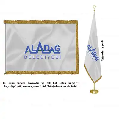 Aladağ Belediyesi Saten Makam Bayrağı