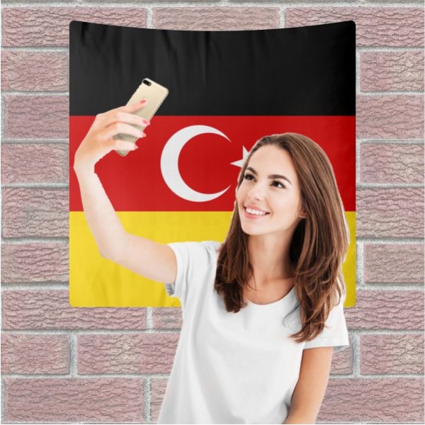 Alman Trkleri Arka Plan Selfie ekim Manzaralar