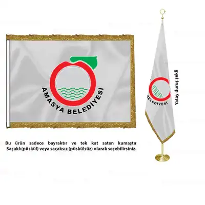 Amasya Belediyesi Saten Makam Bayrağı