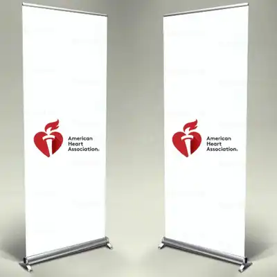 American Heart Association Roll Up Banner