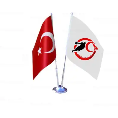 Anadolu Ay Yldz Spor Kulb 2 li Masa Bayraklar