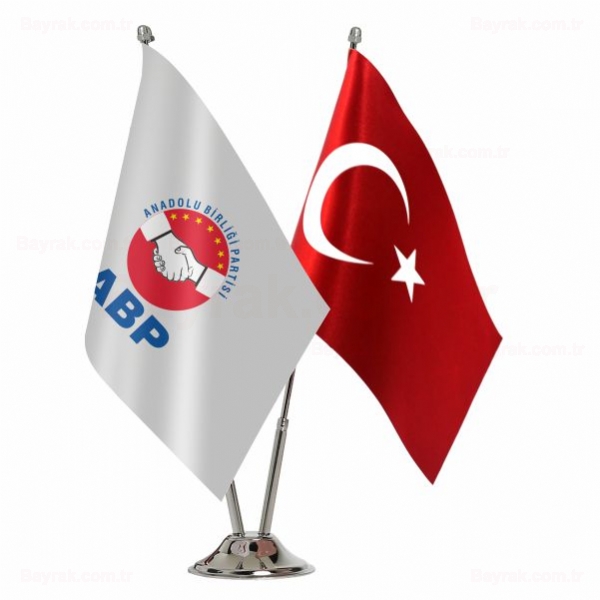 Anadolu Birlii Partisi 2 li Masa Bayrak