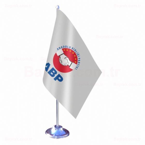 Anadolu Birlii Partisi Tekli Masa Bayrak