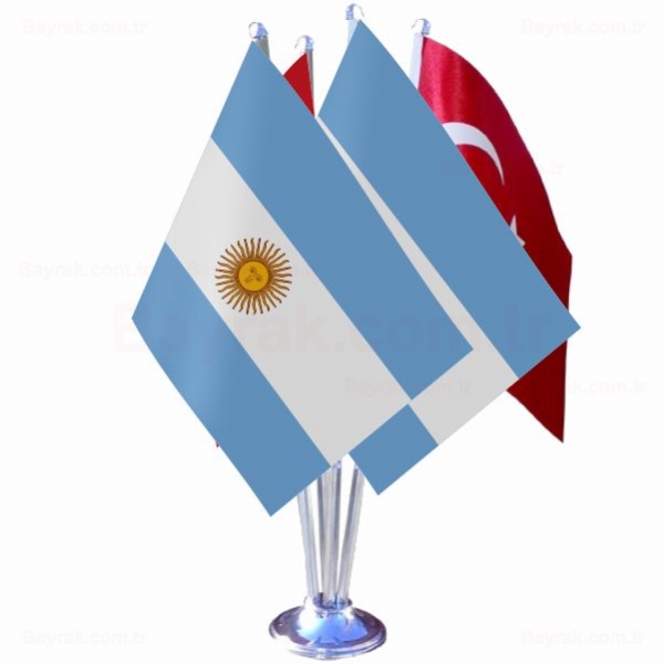 Arjantin 4 l Masa Bayrak