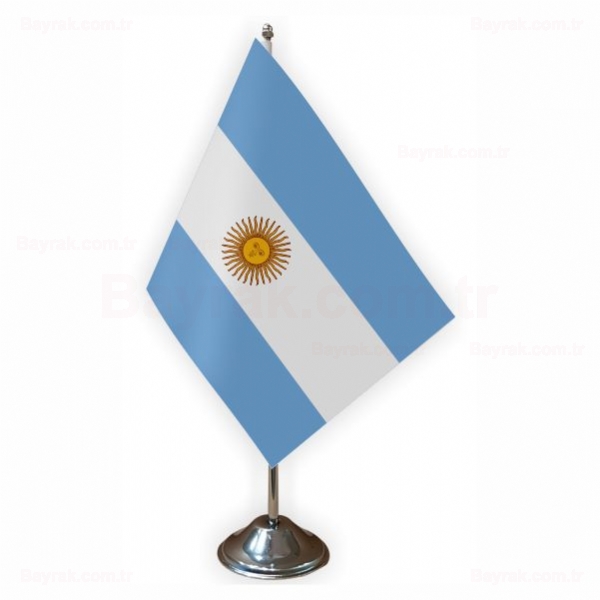Arjantin Tekli Masa Bayrak