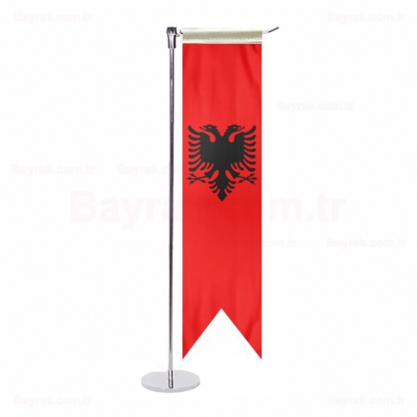 Arnavutluk L Masa Bayrak