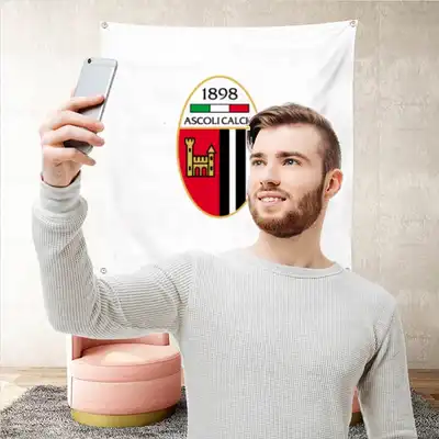 Ascoli Calcio Arka Plan Selfie ekim Manzaralar