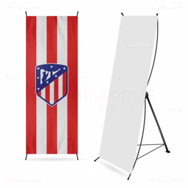 Atletico Madrid Dijital Baskı X Banner