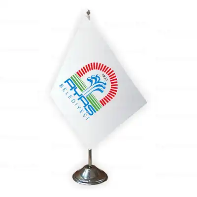 Ayaş Belediyesi Tekli Masa Bayrağı