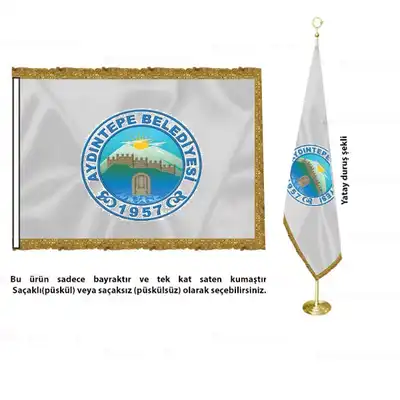 Aydıntepe Belediyesi Saten Makam Bayrağı