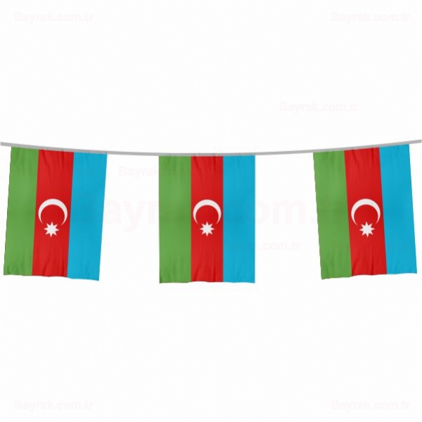 Azerbaycan pe Dizili Bayrak