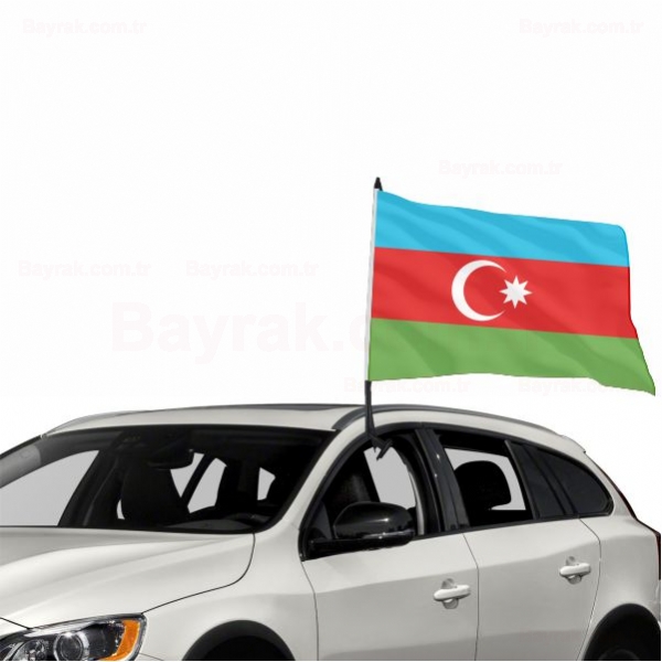 Azerbaycan zel Ara Konvoy Bayrak