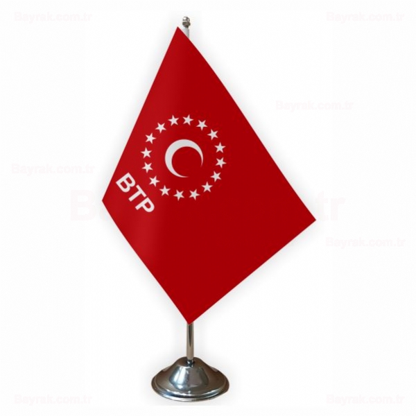 Bamsz Trkiye Partisi Tekli Masa Bayrak