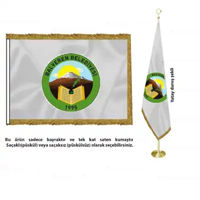 Balveren Belediyesi Saten Makam Bayrağı