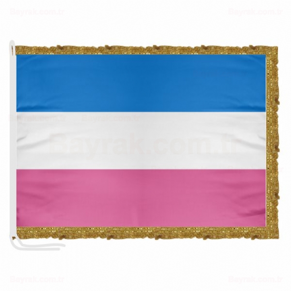 Bandera Heterosexual Saten Makam Bayrak