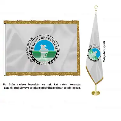 Bartın Belediyesi Saten Makam Bayrağı