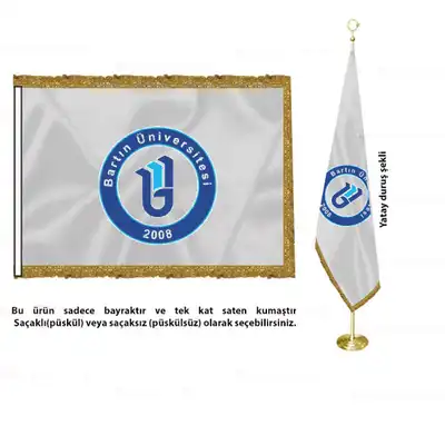 Bartın Üniversitesi Saten Makam Bayrağı