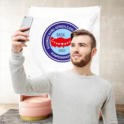 Bask Bamsz Kamu Grevlileri Sendikalar Konfederasyonu Arka Plan Selfie ekim Manzaralar