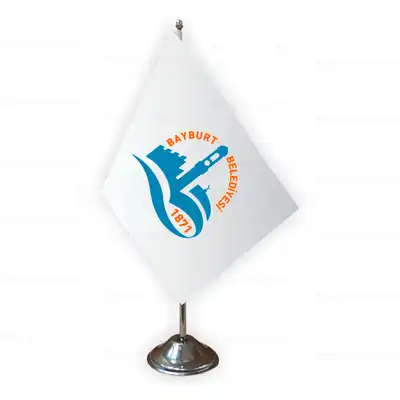 Bayburt Belediyesi Tekli Masa Bayrağı
