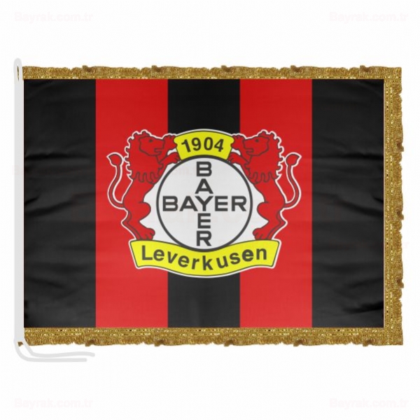 Bayer 04 Leverkusen Saten Makam Bayrak