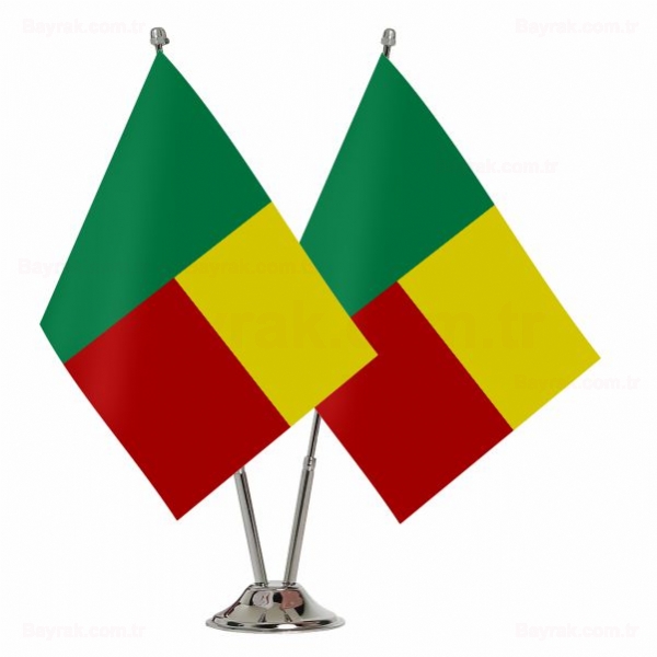 Benin 2 li Masa Bayrakları