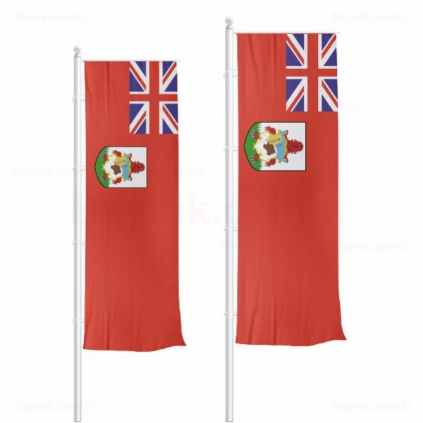 Bermuda Dikey Çekilen Bayrak