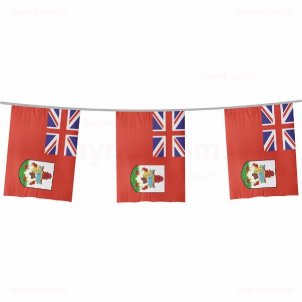 Bermuda İpe Dizili Bayrak