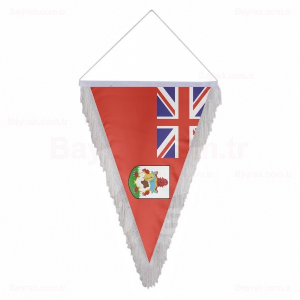 Bermuda Üçgen Saçaklı Bayrak