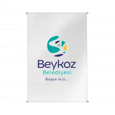 Beykoz Belediyesi Bina Boyu Bayrak