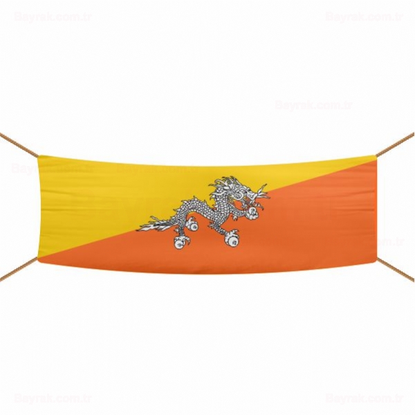 Bhutan Afi ve Pankartlar