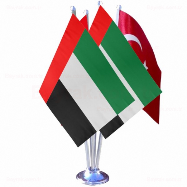 Birleik Arap Emirlikleri 4 l Masa Bayrak