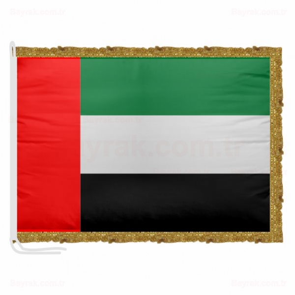 Birleik Arap Emirlikleri Saten Makam Bayrak