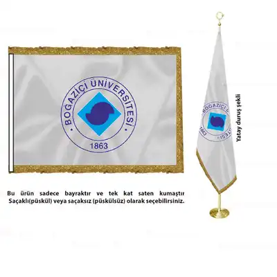 Boğaziçi Üniversitesi Saten Makam Bayrağı