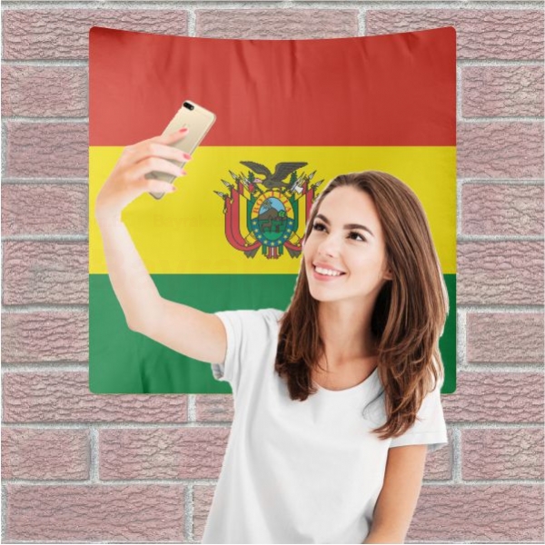 Bolivya Arka Plan Selfie ekim Manzaralar