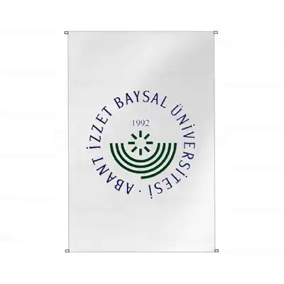 Bolu Abant İzzet Baysal Üniversitesi Bina Boyu Bayrak