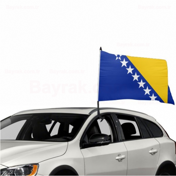 Bosna Hersek zel Ara Konvoy Bayrak
