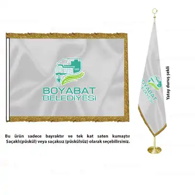 Boyabat Belediyesi Saten Makam Bayrağı